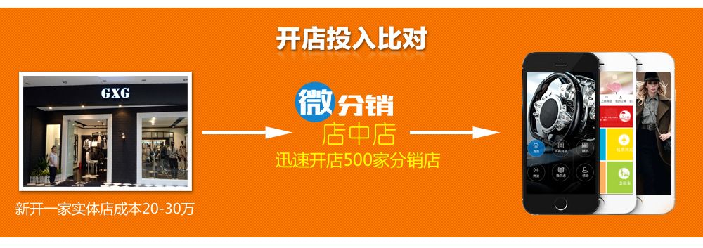 实体店和微分销开店对比图